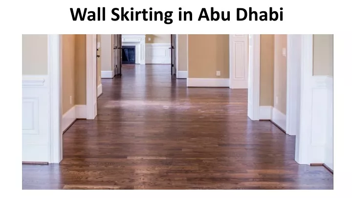 wall skirting in abu dhabi
