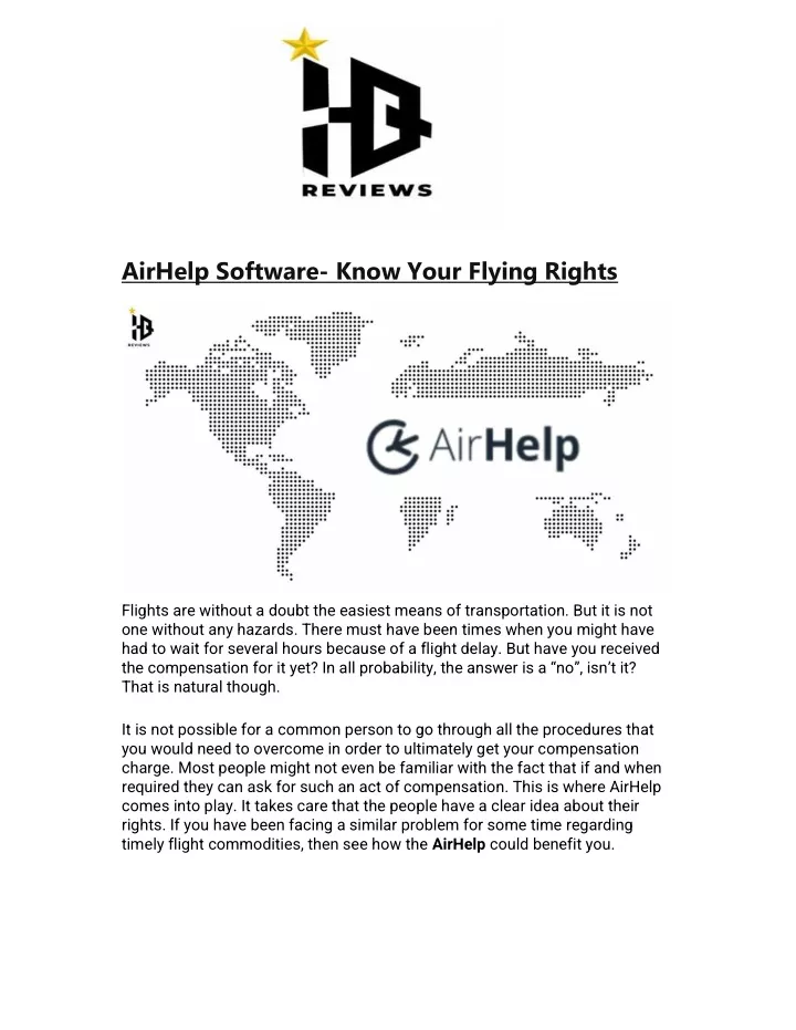 airhelp software know your flying rights