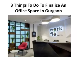 Liable Office Space for Rent in Gurgaon