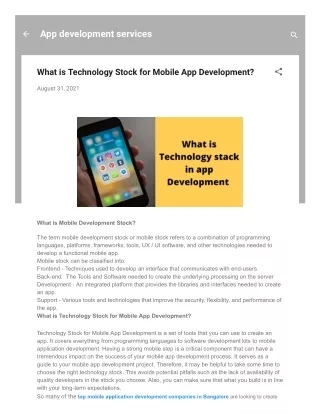 app development services