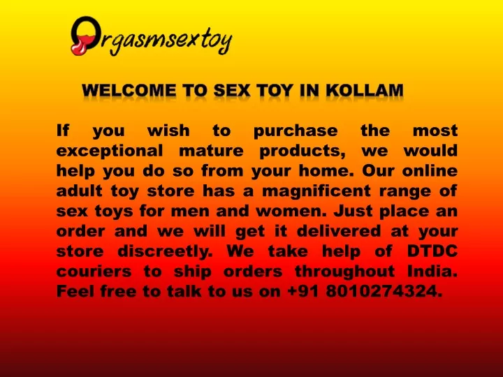 w elcome t o sex toy in kollam