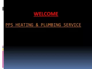 pps heating plumbing service