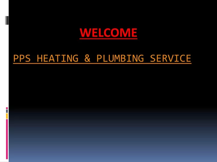 pps heating plumbing service