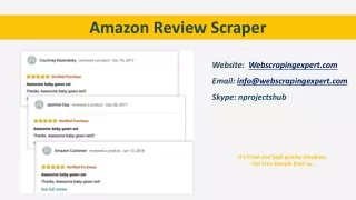 amazon review scraper