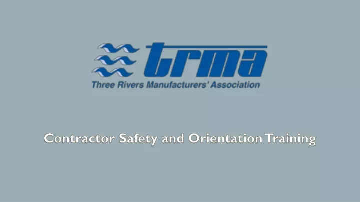 contractor safety and orientation training