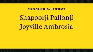 shapoorjipallonji presents shapoorji pallonji