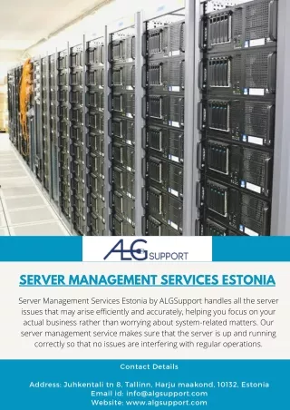 Server Management Services Estonia