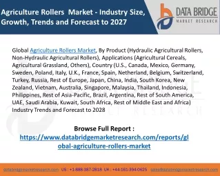 agriculture rollers market industry size growth