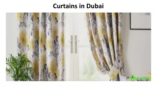 curtains in dubai