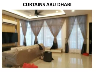 curtains abu dhabi