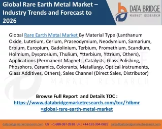 Rare Earth Metal Market