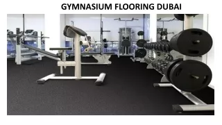 gymnasium flooring dubai