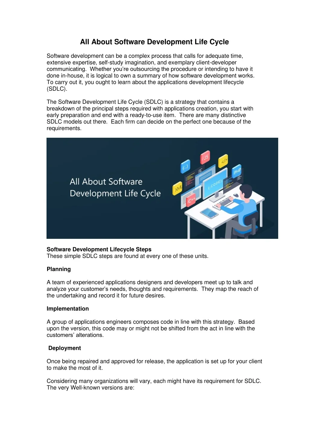 PPT - All About Software Development Life Cycle PowerPoint Presentation ...