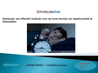 Nembutal Online Te Koop - Pijnloospad