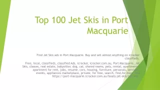 Top 100 Jet Skis in Port Macquarie