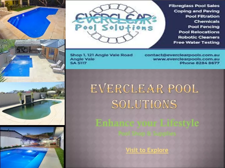 enhance your lifestyle pool shop supplies
