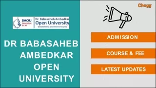 Dr Babasaheb Ambedkar Open University (1)