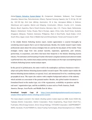 global robotic refueling system market