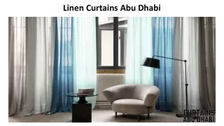 linen curtains abu dhabi