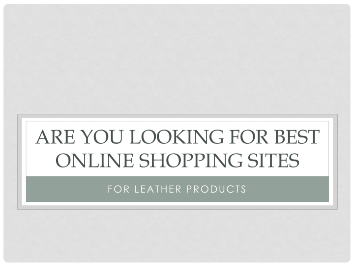 are you looking for best online shopping sites