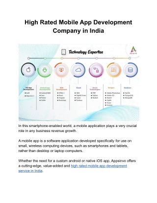 Appsinvo :: High Rated Mobile App Development Company in India