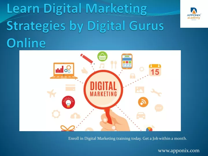 learn digital marketing strategies by digital gurus online