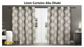 linen curtains abu dhabi
