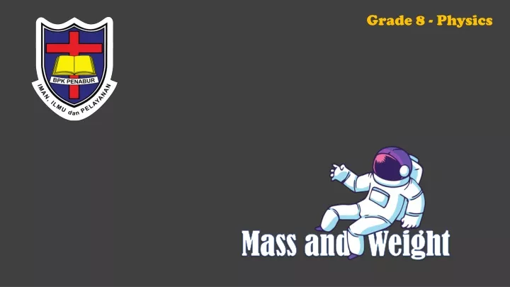 mass and weight