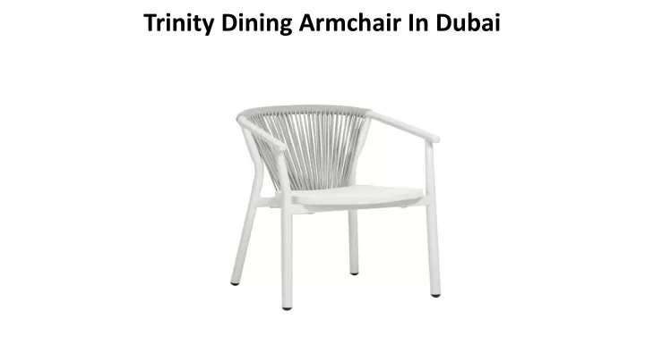 trinity dining armchair in dubai