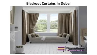 blackout curtains in dubai