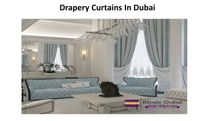 drapery curtains in dubai