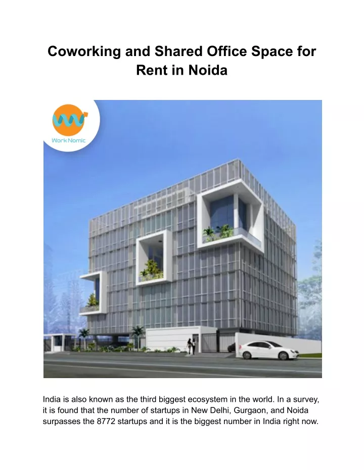 coworking and shared office space for rent