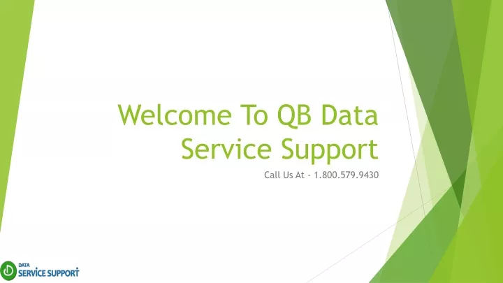 welcome to qb data service support