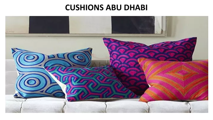 cushions abu dhabi