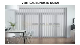 vertical blinds in dubai