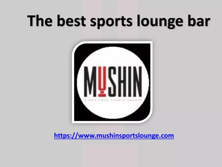 the best sports lounge bar