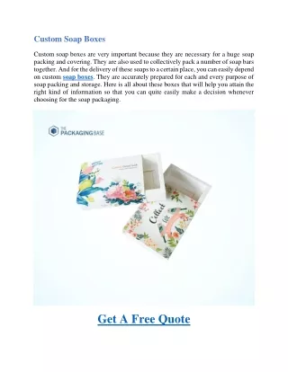 custom soap boxes