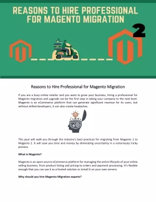 reasons to hire professional for magento