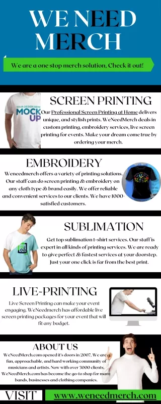 Now Get Professional Screen Printing Services at Your Home