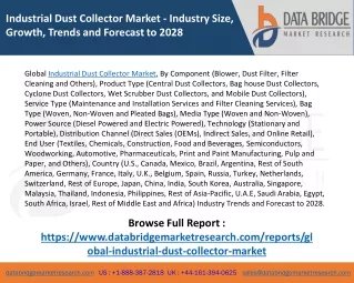 Global Industrial Dust Collector Market – Industry Trends and Forecast to 2028