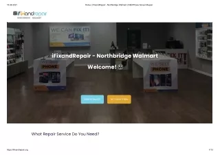 Home _ IFixandRepair - Northbridge Walmart _ 50$ IPhone Screen Repair