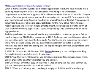 https www dope review com swispy review what