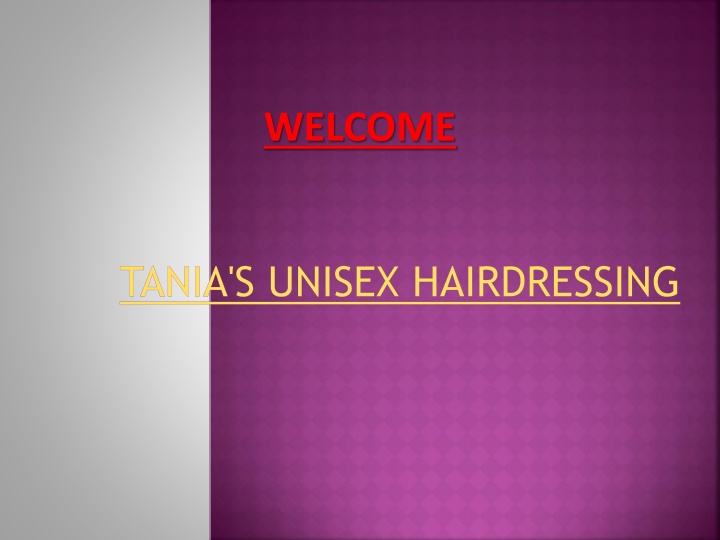 tania s unisex hairdressing