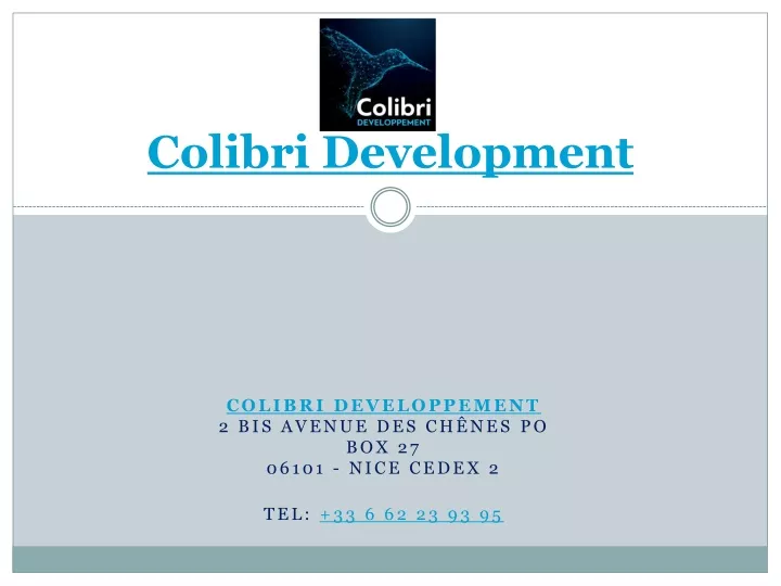 colibri development