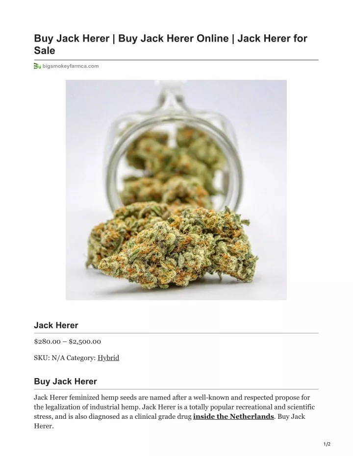 buy jack herer buy jack herer online jack herer