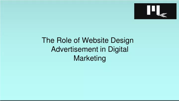 the role of website design advertisement