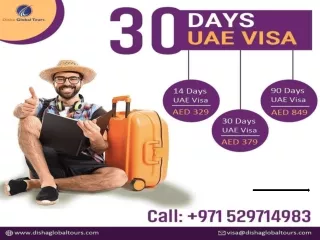 30 days UAE visa