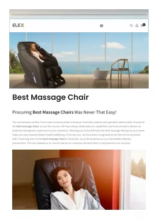 Best Massage Chair