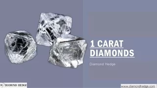 1 carat diamonds