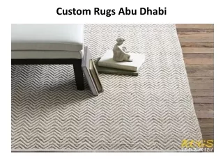 Custom Rugs Abu Dhabi